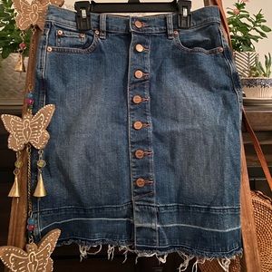 LOFT High Waisted Skirt